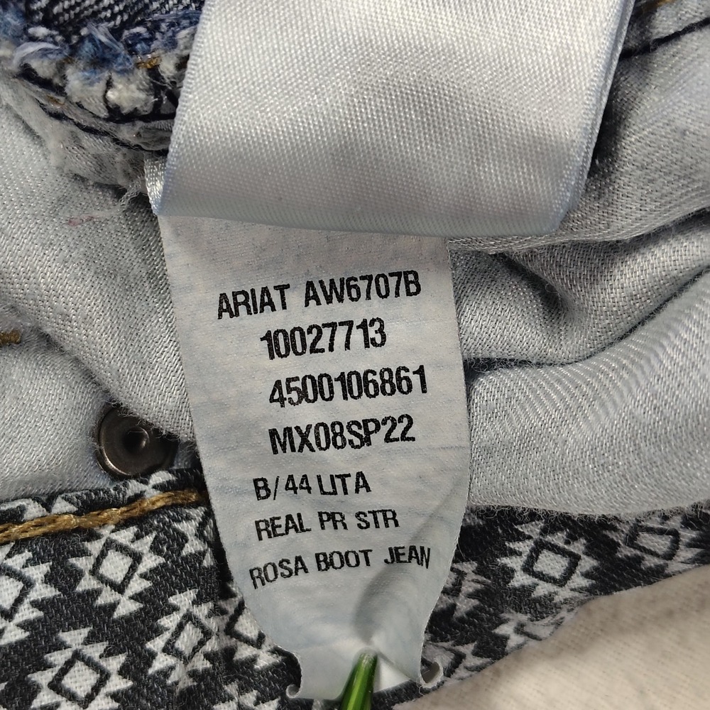 Ariat Jeans Womens Size 28R REAL Rosa Boot Cut Western Cowgirl 10027713 - Picture 14 of 15